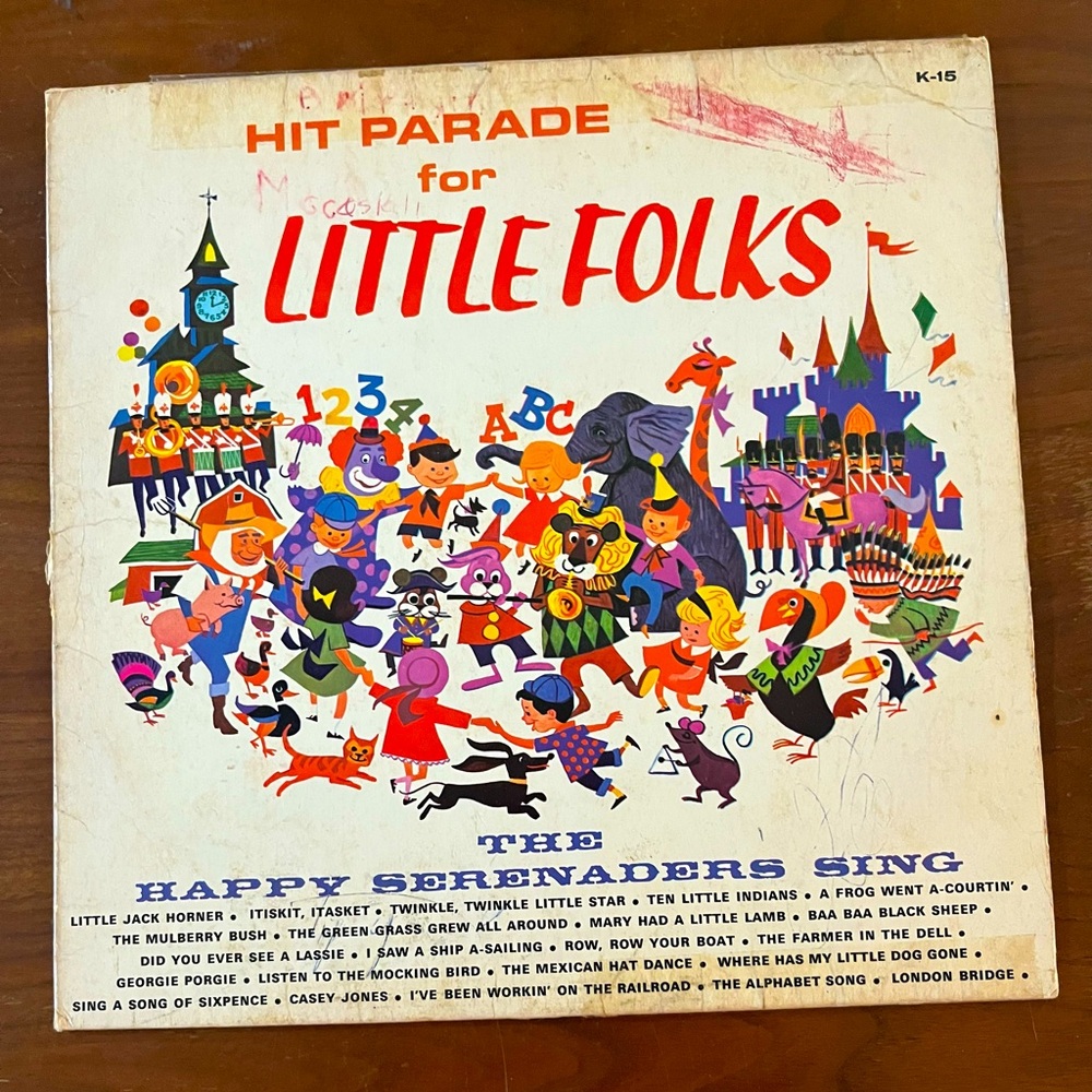 Peter Rabbit Records ~ Hit Parade for Little Folks  LP 33 Children's Vinyl 12”